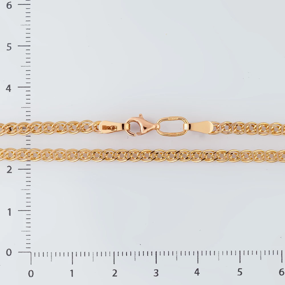 Цепь из красного золота 585 пробы