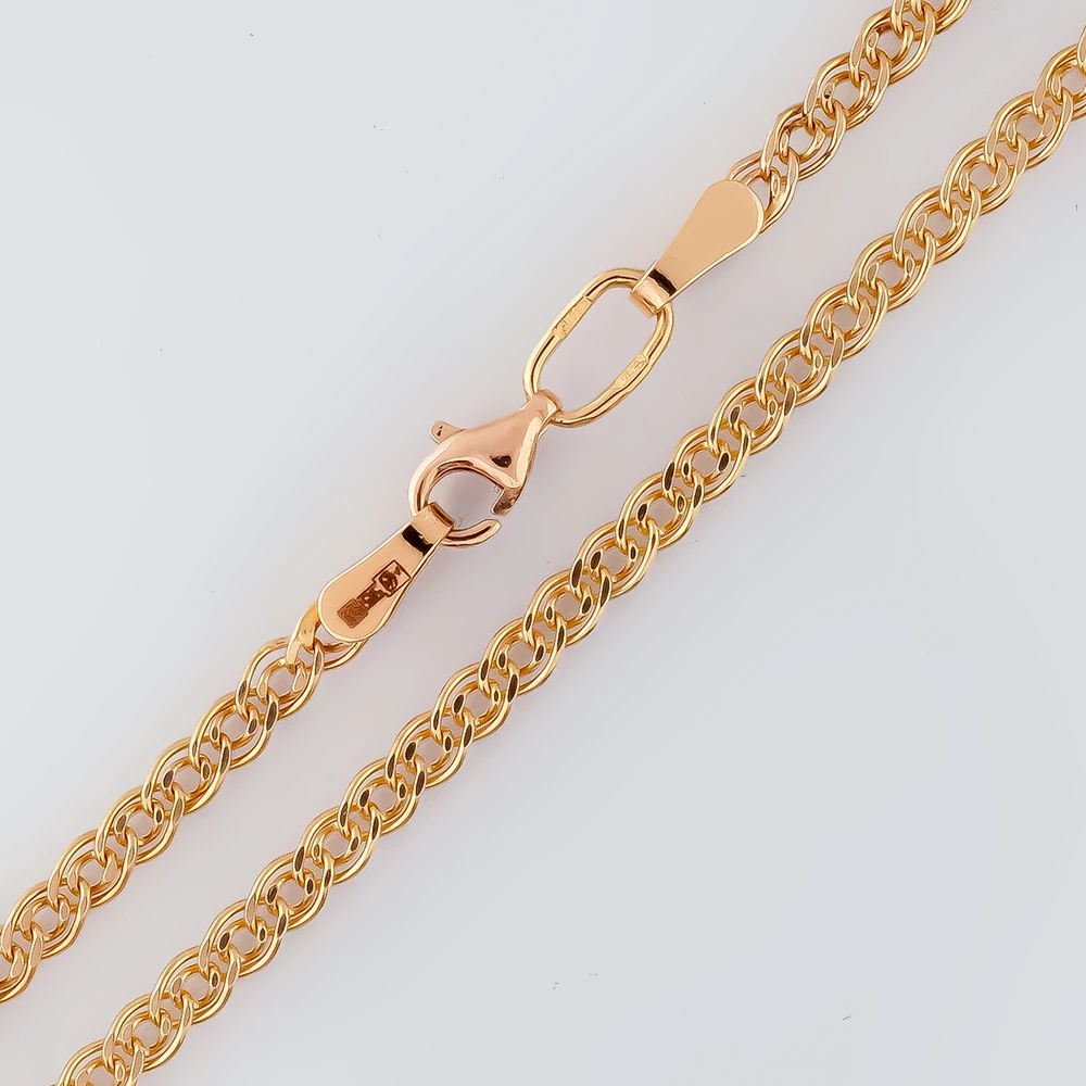 Цепь из красного золота 585 пробы