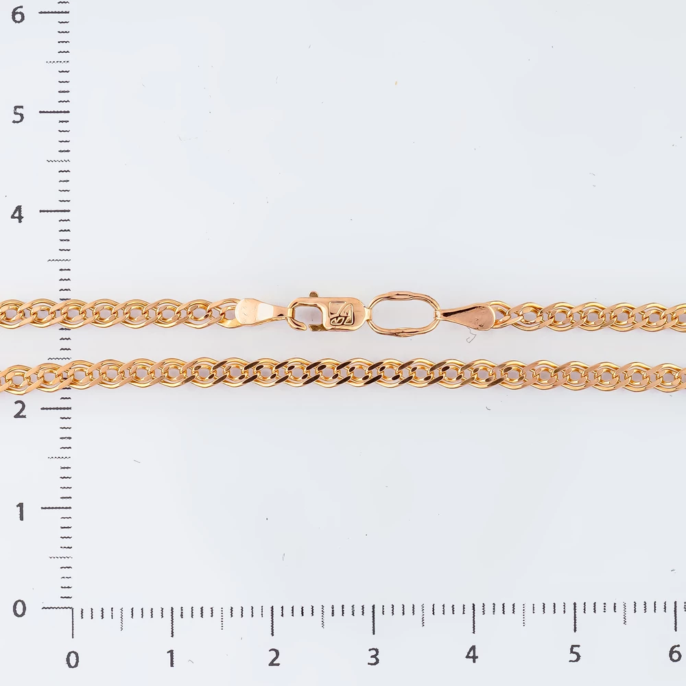 Цепь из красного золота 585 пробы