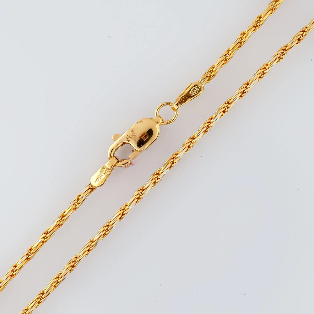 Цепь из желтого золота 750 пробы