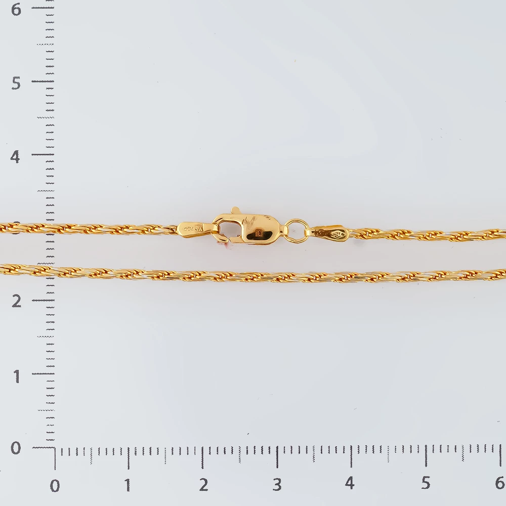 Цепь из желтого золота 750 пробы