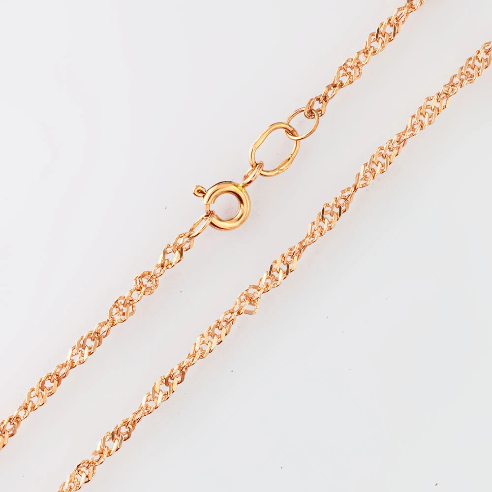 Цепь из красного золота 375 пробы