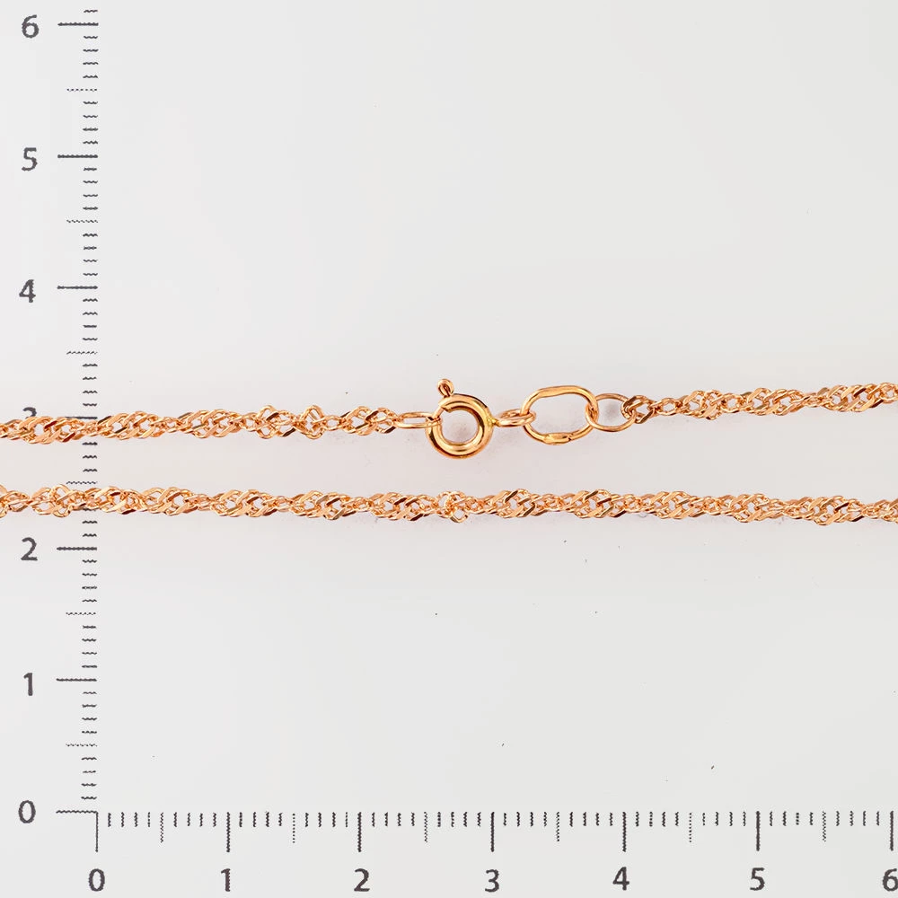 Цепь из красного золота 375 пробы