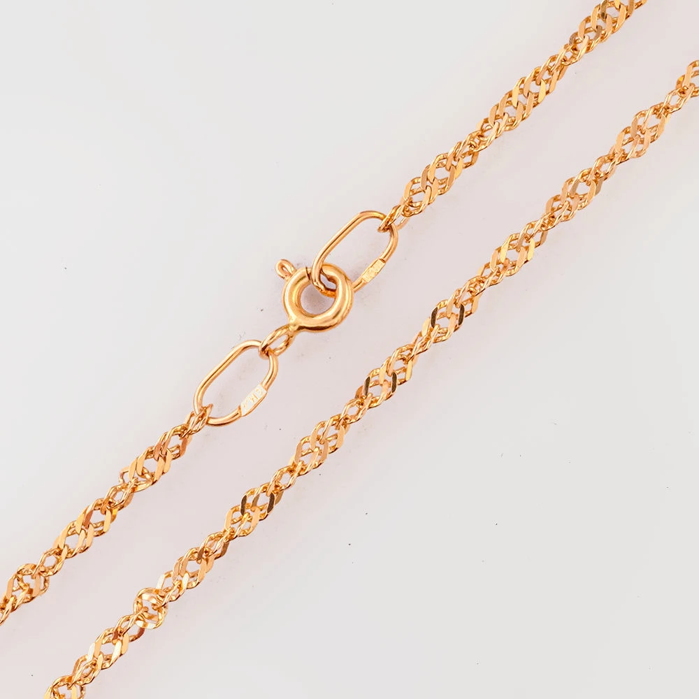 Цепь из красного золота 585 пробы