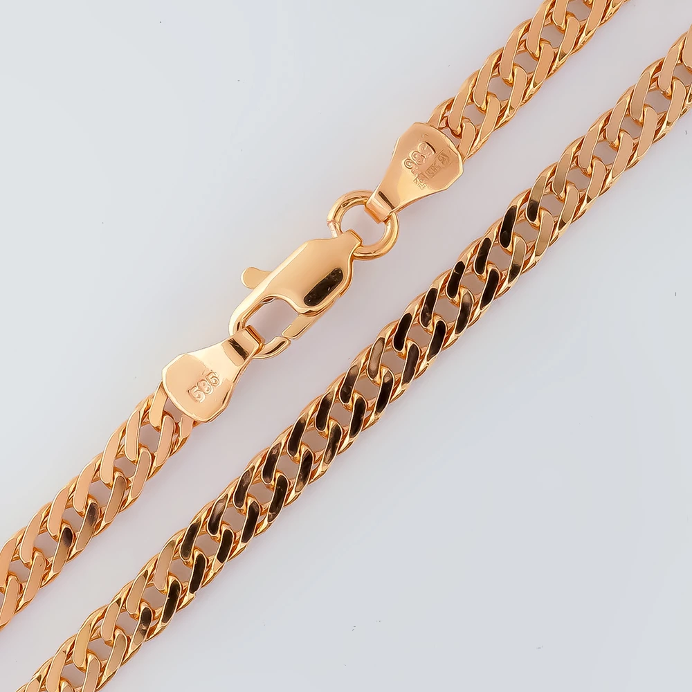 Цепь из красного золота 585 пробы