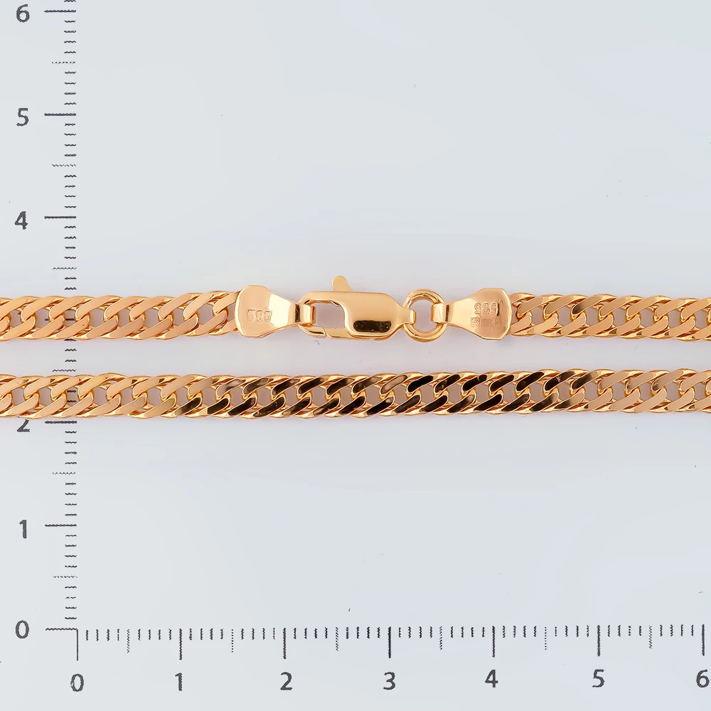 Цепь из красного золота 585 пробы