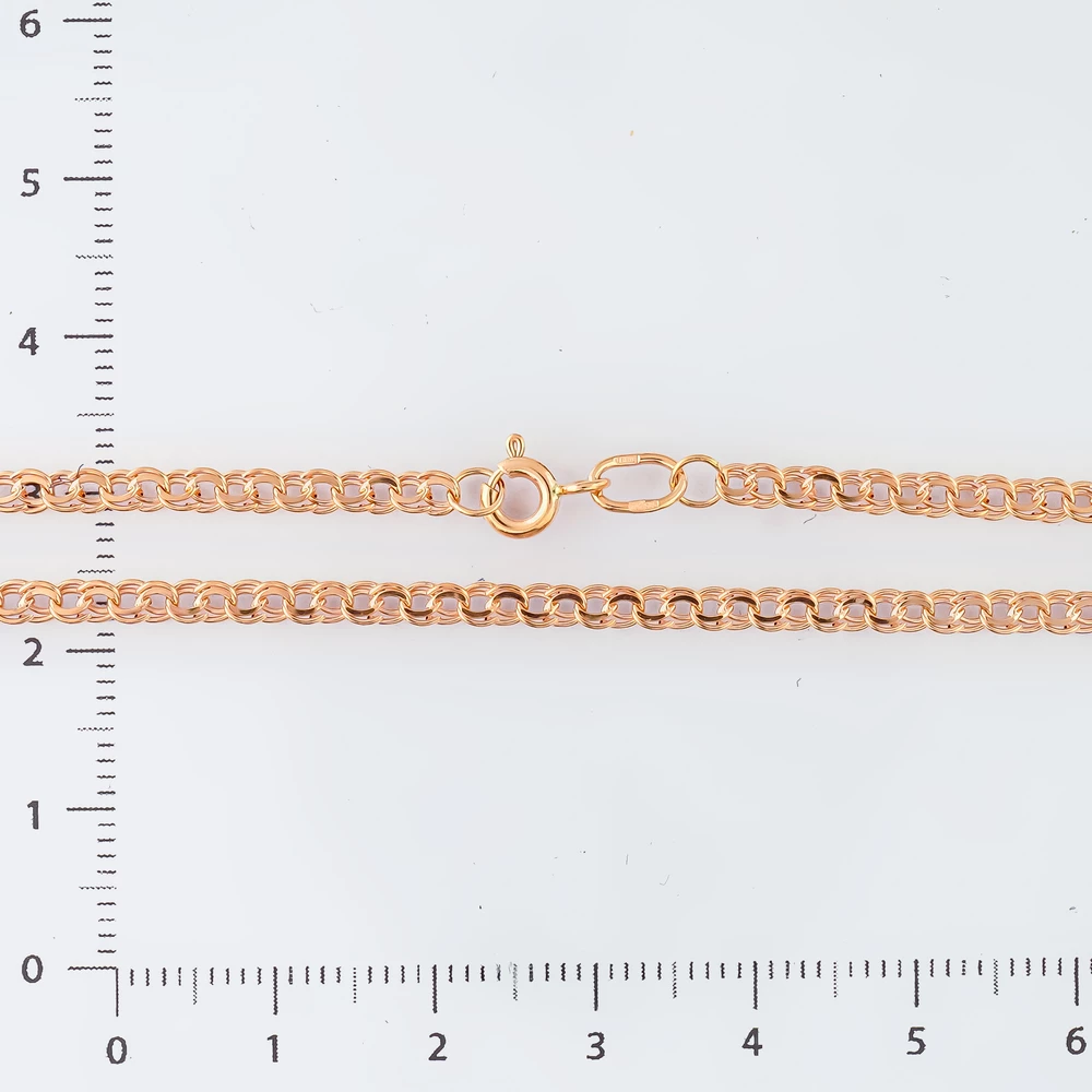 Цепь из красного золота 585 пробы