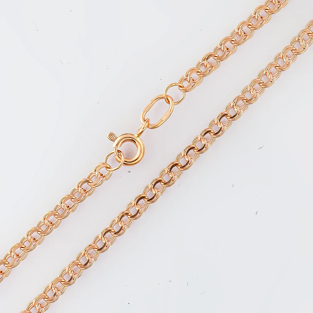 Цепь из красного золота 585 пробы