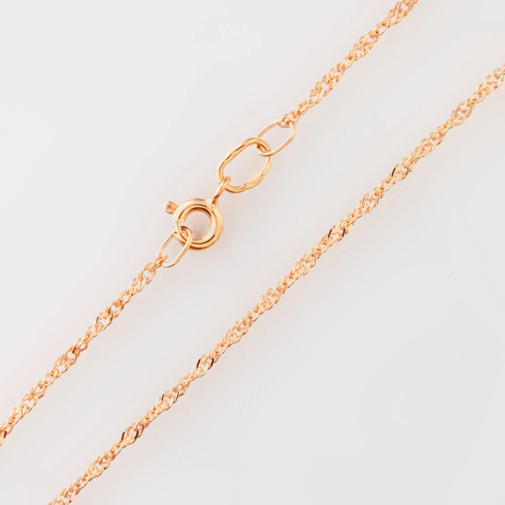 Цепь из красного золота 585 пробы