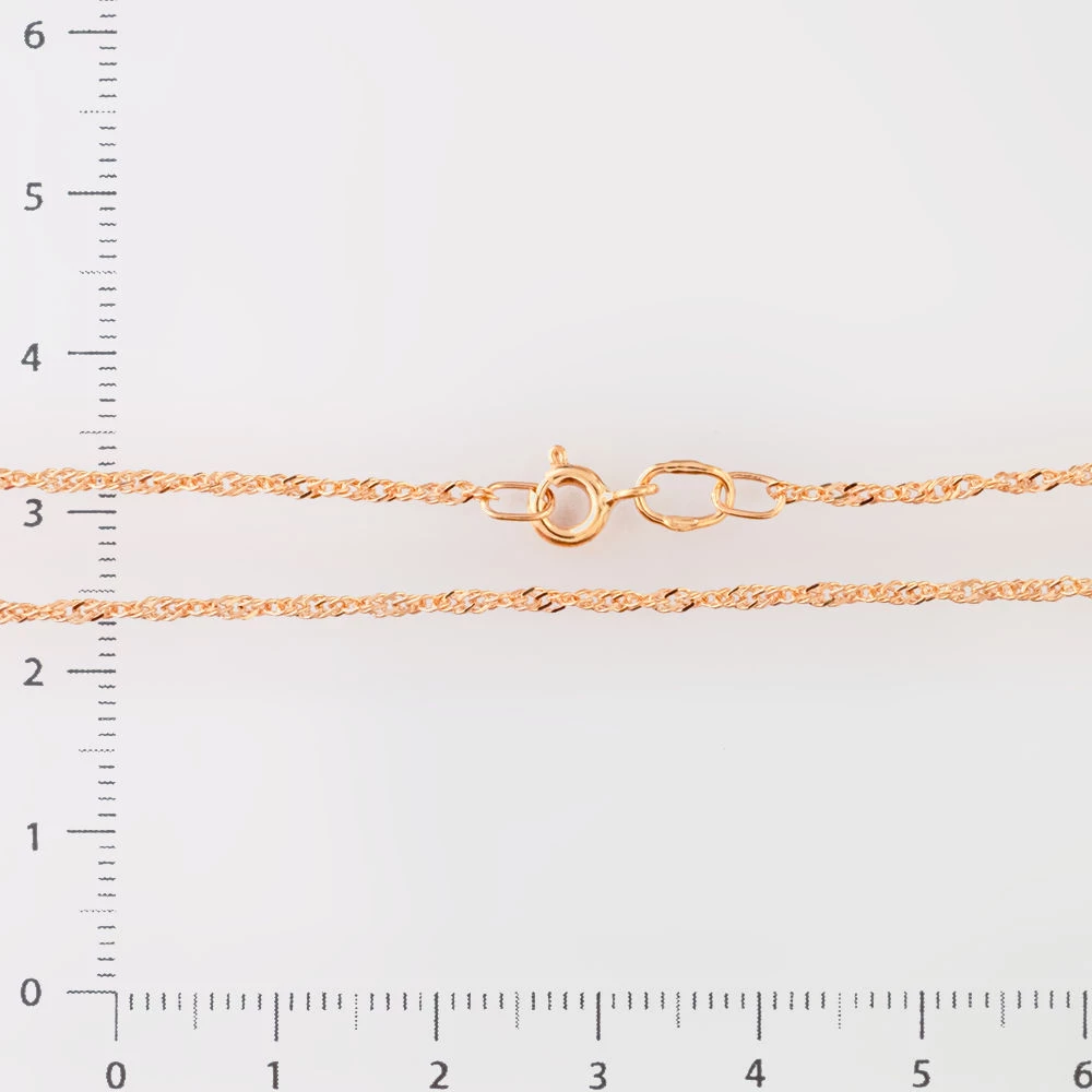 Цепь из красного золота 585 пробы