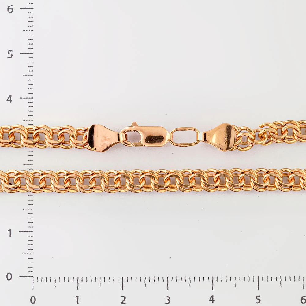 Цепь из красного золота 585 пробы