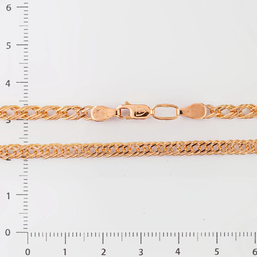 Цепь из красного золота 585 пробы