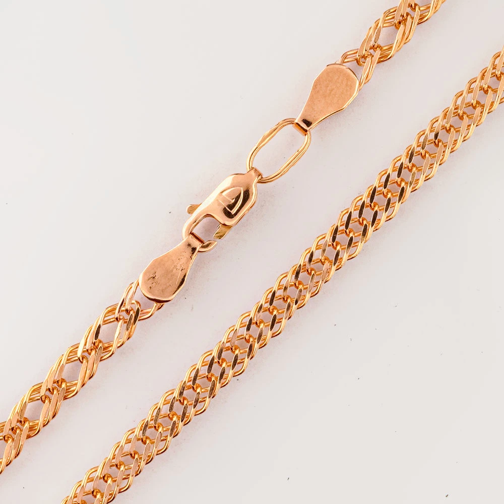 Цепь из красного золота 585 пробы