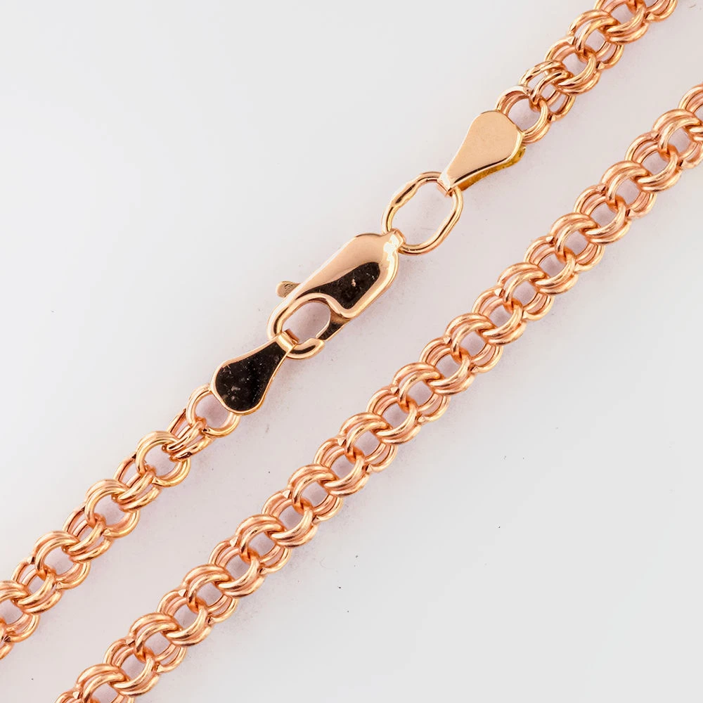 Цепь из красного золота 585 пробы