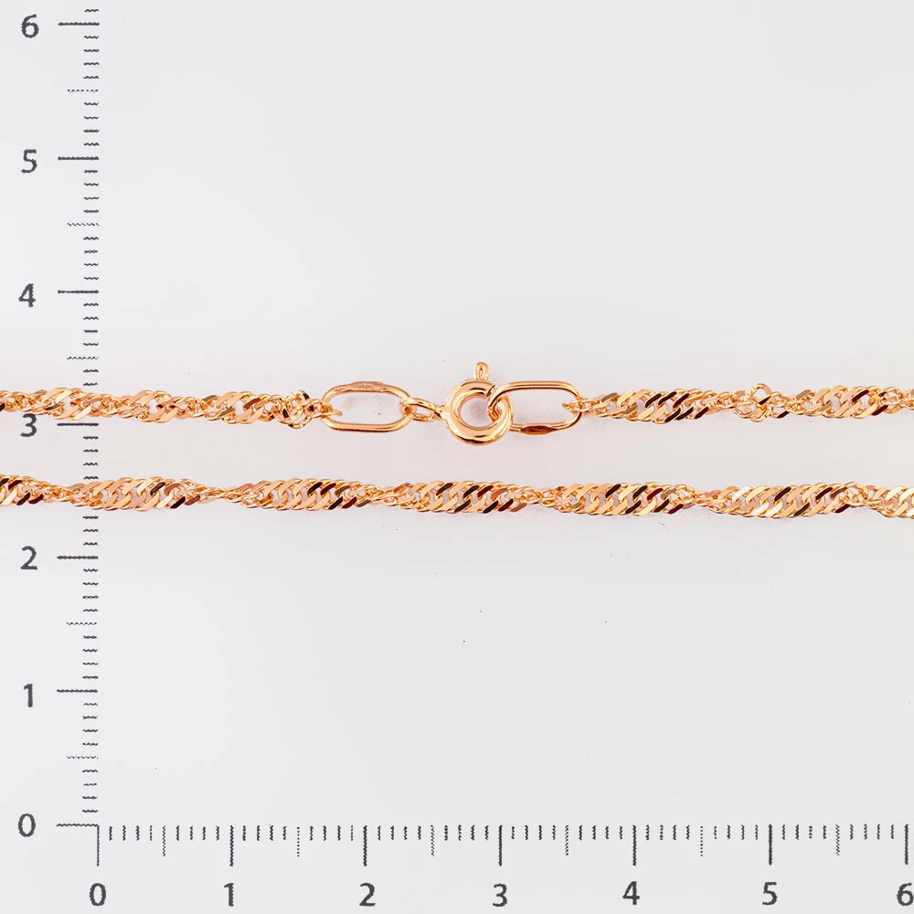 Цепь из красного золота 585 пробы