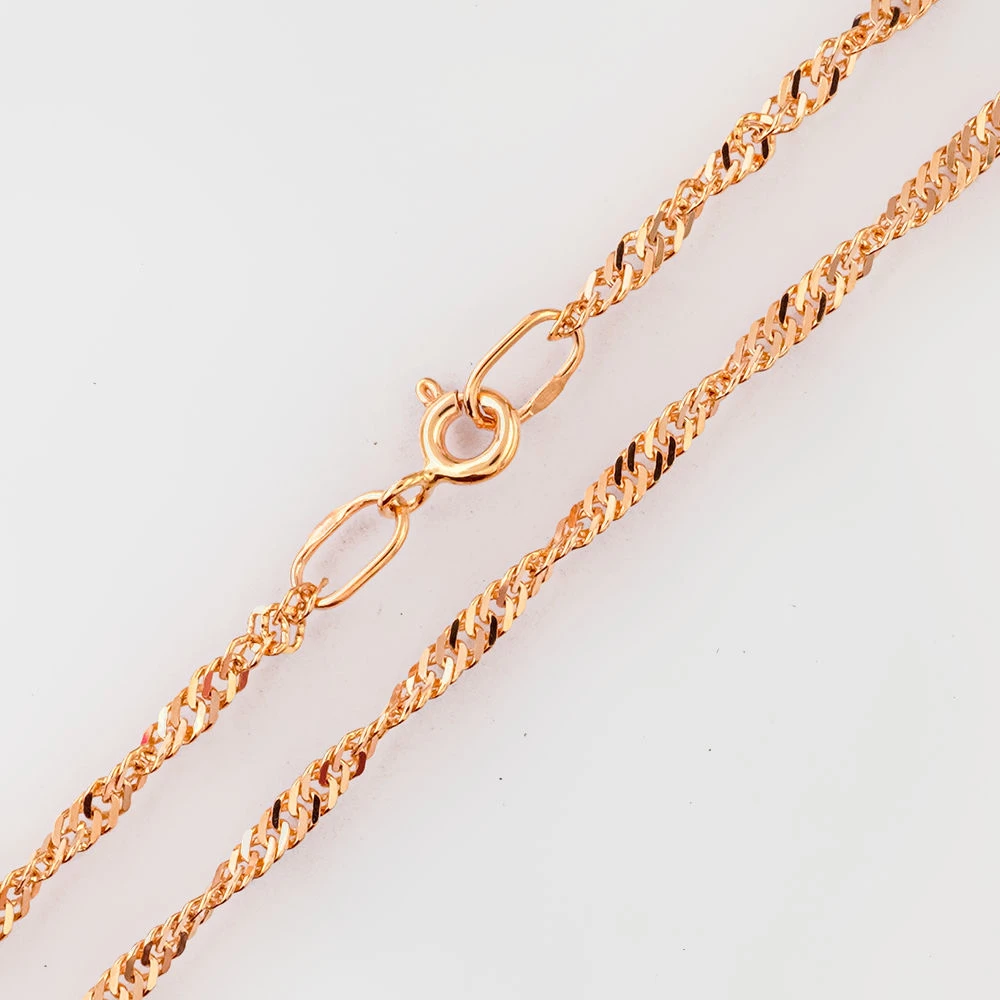 Цепь из красного золота 585 пробы