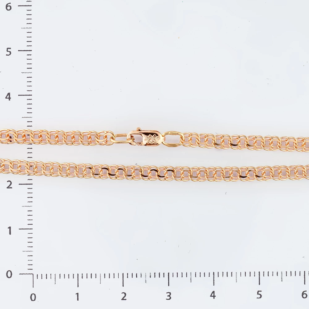 Цепь из красного золота 585 пробы