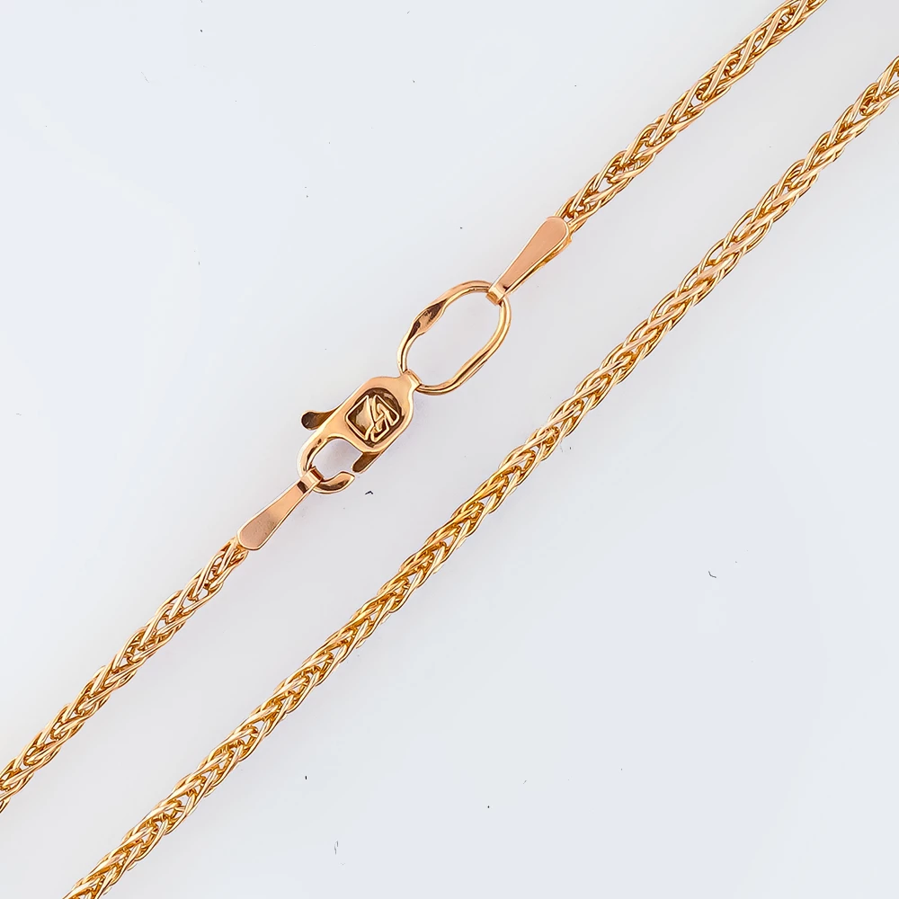 Цепь из красного золота 585 пробы