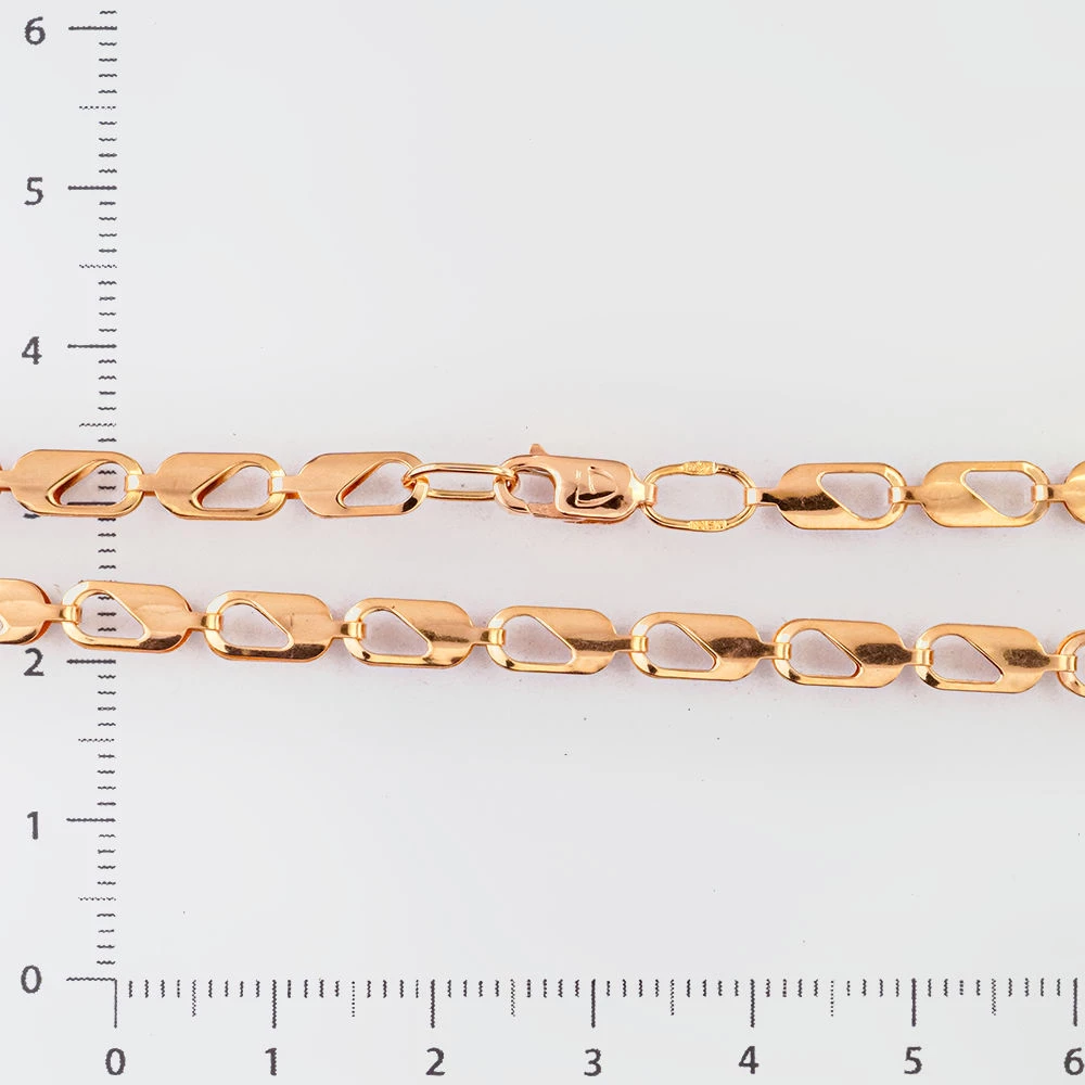 Цепь из красного золота 585 пробы