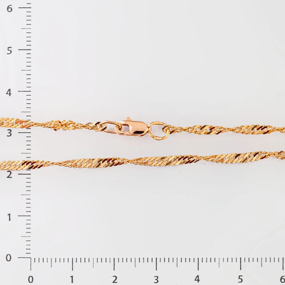 Цепь из красного золота 585 пробы