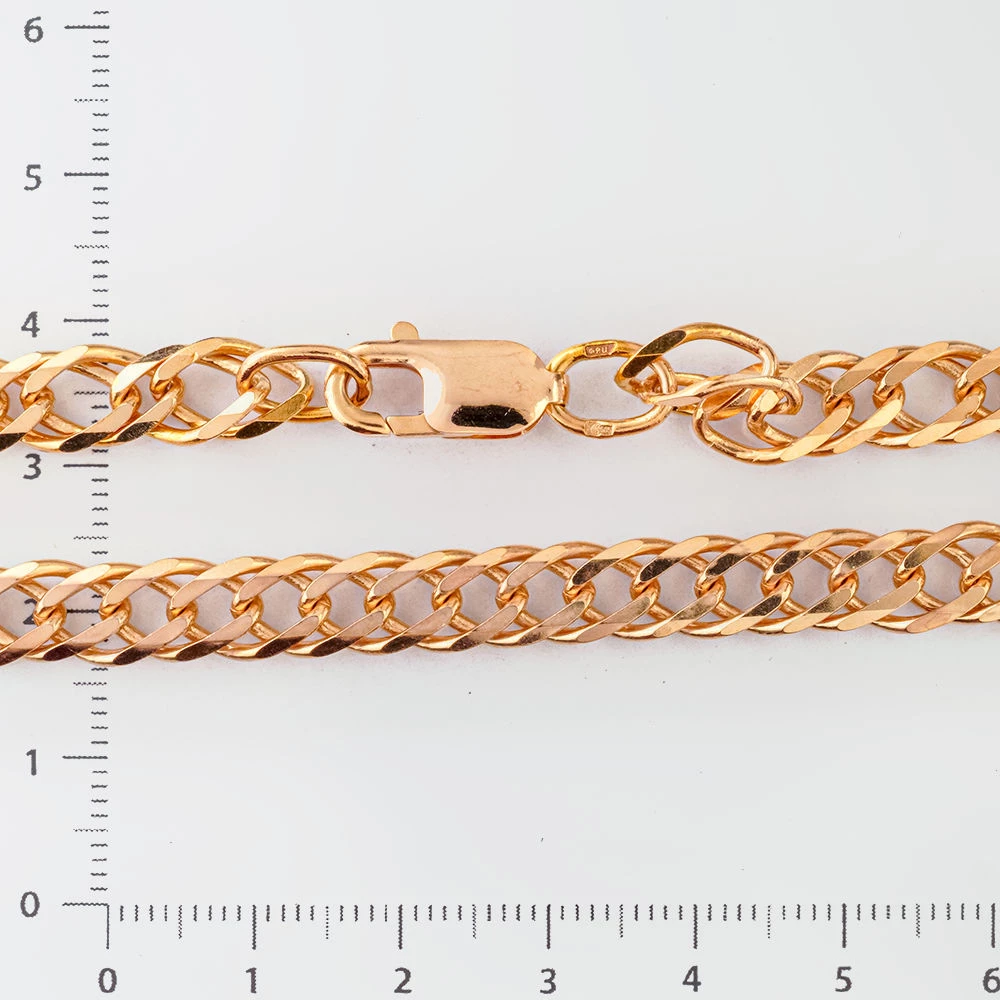 Цепь из красного золота 585 пробы