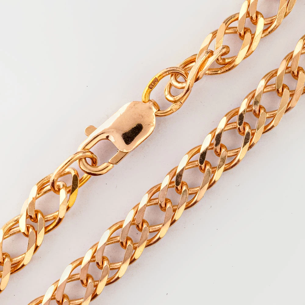 Цепь из красного золота 585 пробы