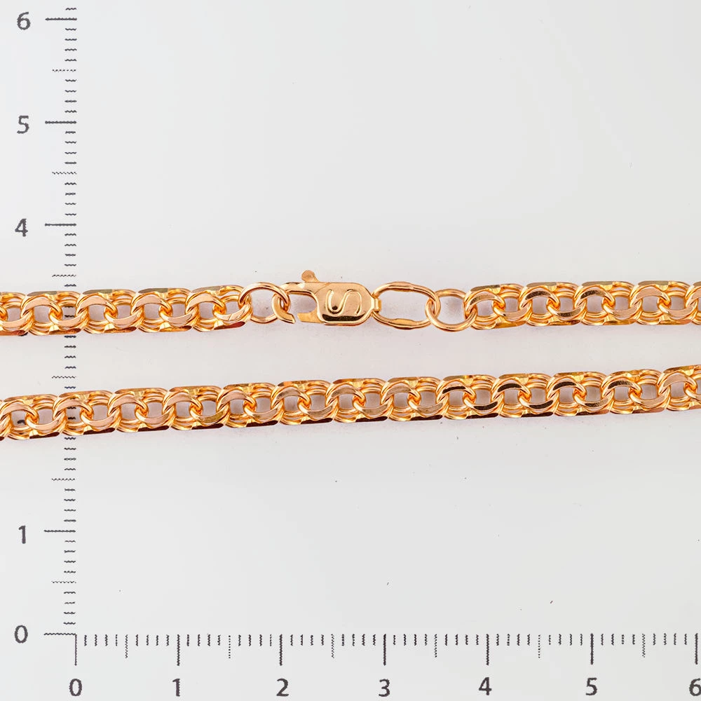 Цепь из красного золота 585 пробы