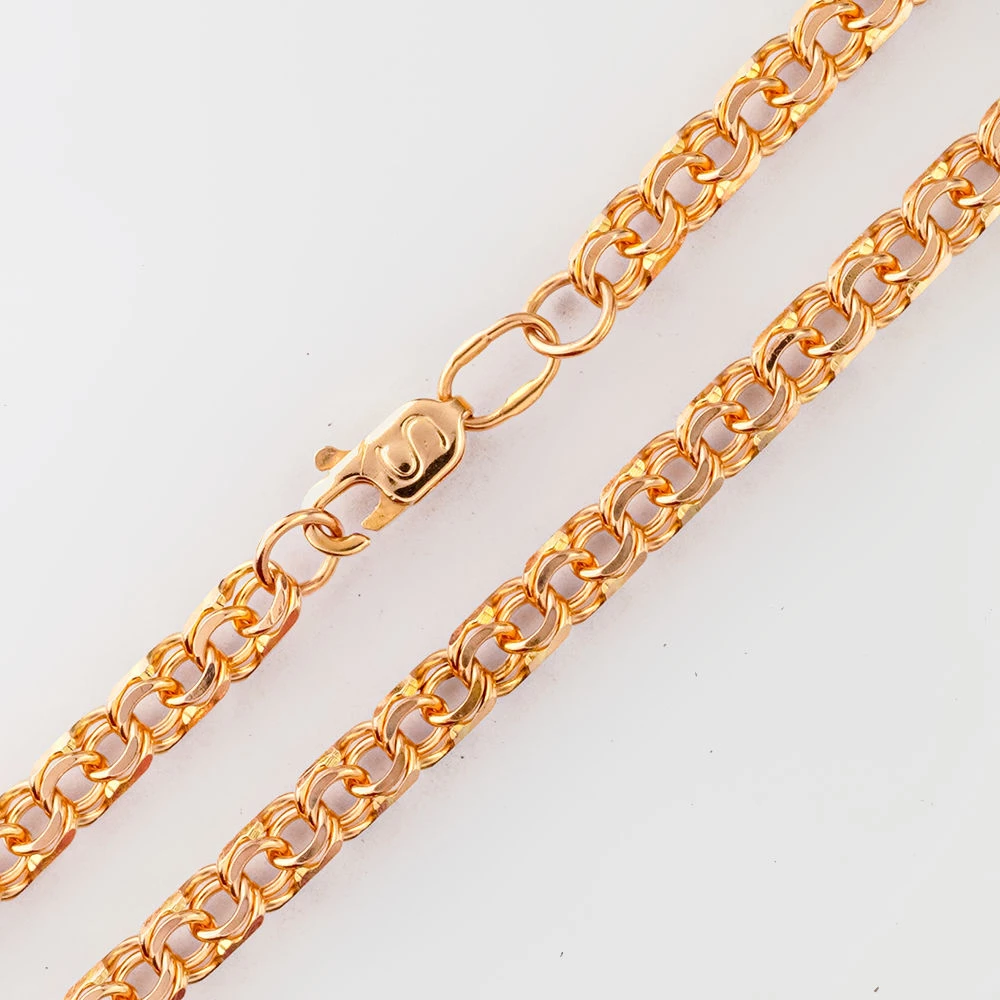 Цепь из красного золота 585 пробы