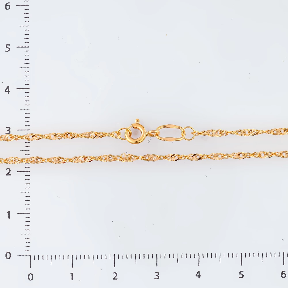 Цепь из красного золота 585 пробы