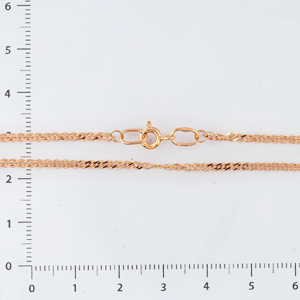 Цепь из красного золота 585 пробы