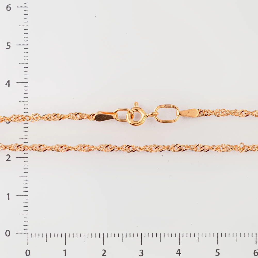 Цепь из красного золота 585 пробы