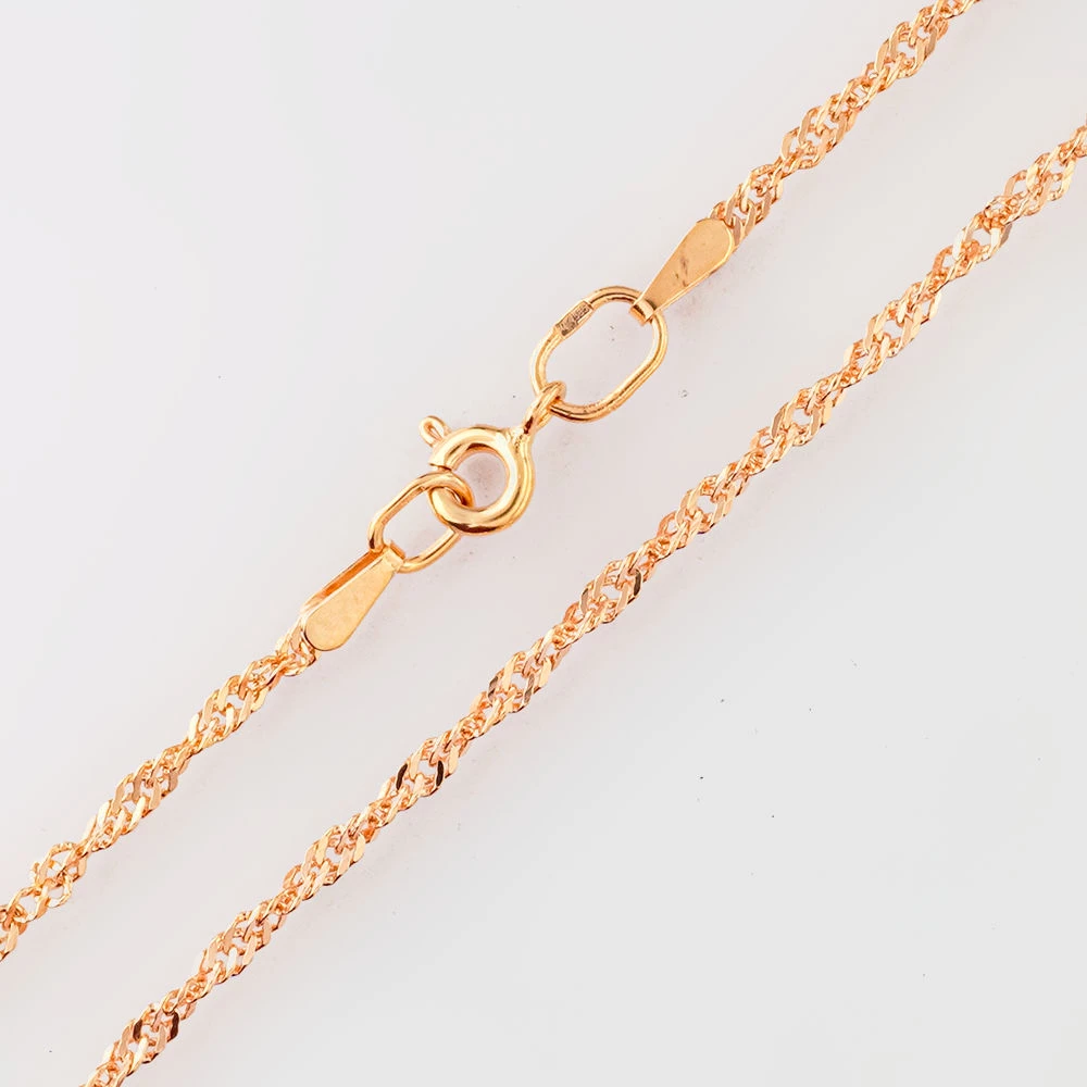 Цепь из красного золота 585 пробы