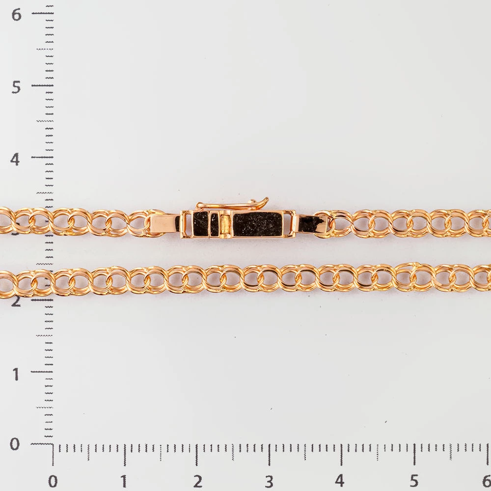 Цепь из красного золота 585 пробы