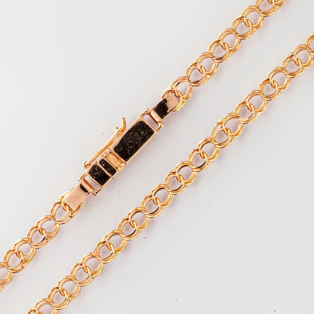 Цепь из красного золота 585 пробы