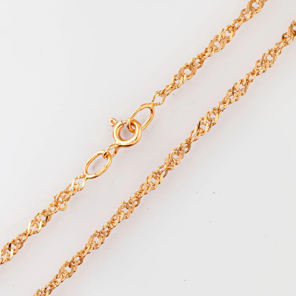 Цепь из красного золота 585 пробы