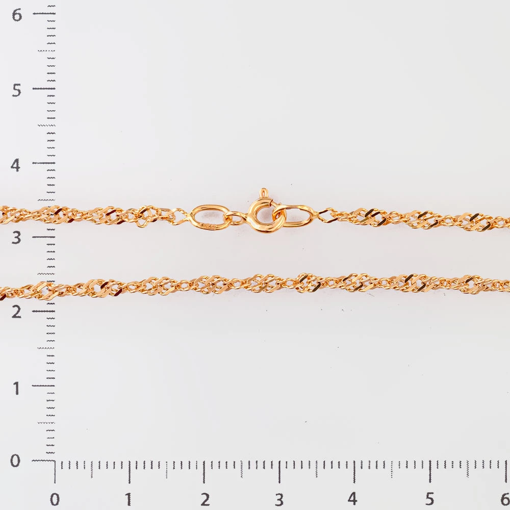 Цепь из красного золота 585 пробы