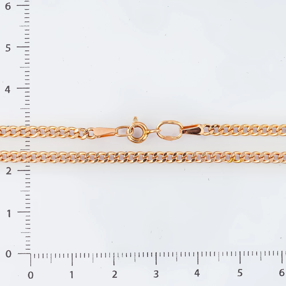 Цепь из красного золота 585 пробы