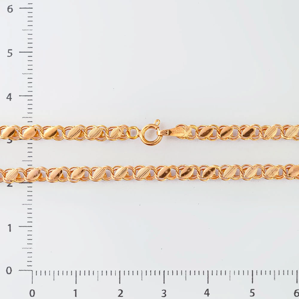 Цепь из красного золота 585 пробы