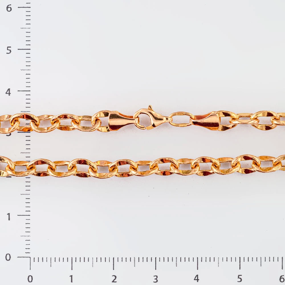 Цепь из красного золота 585 пробы