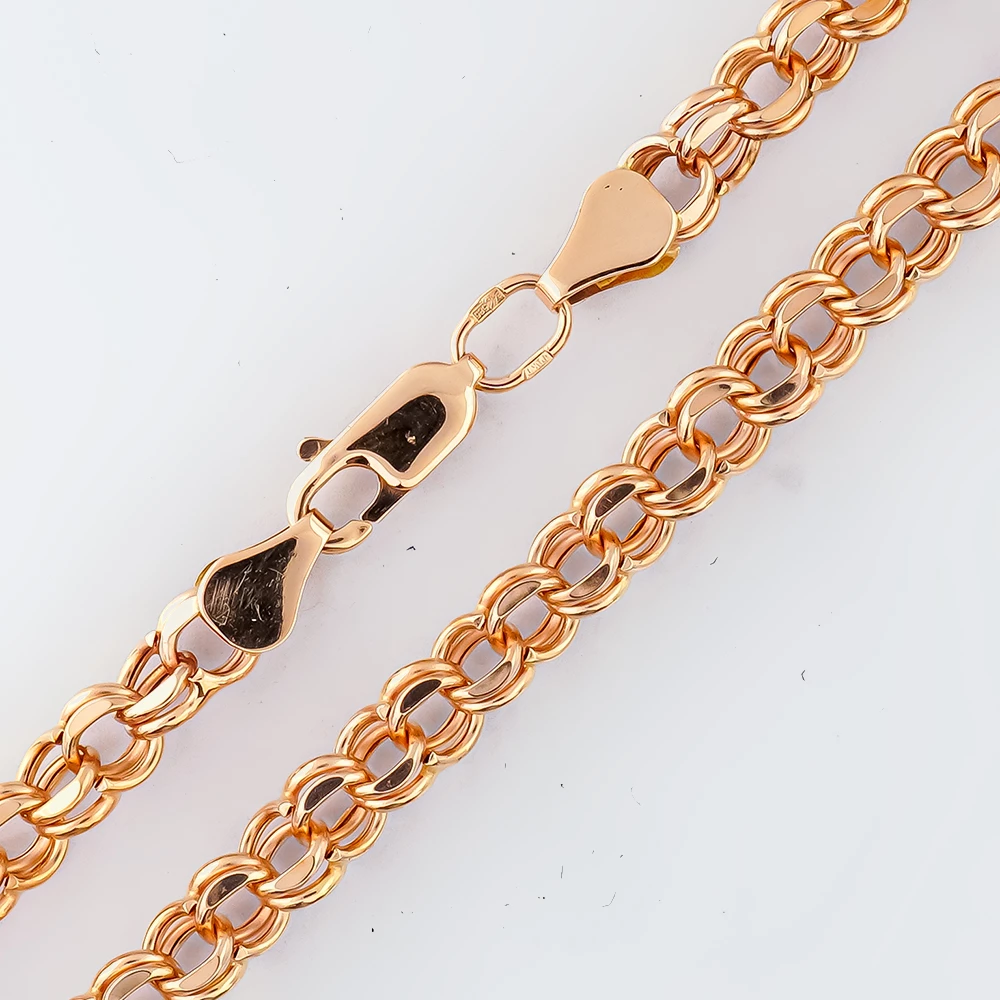 Цепь из красного золота 585 пробы