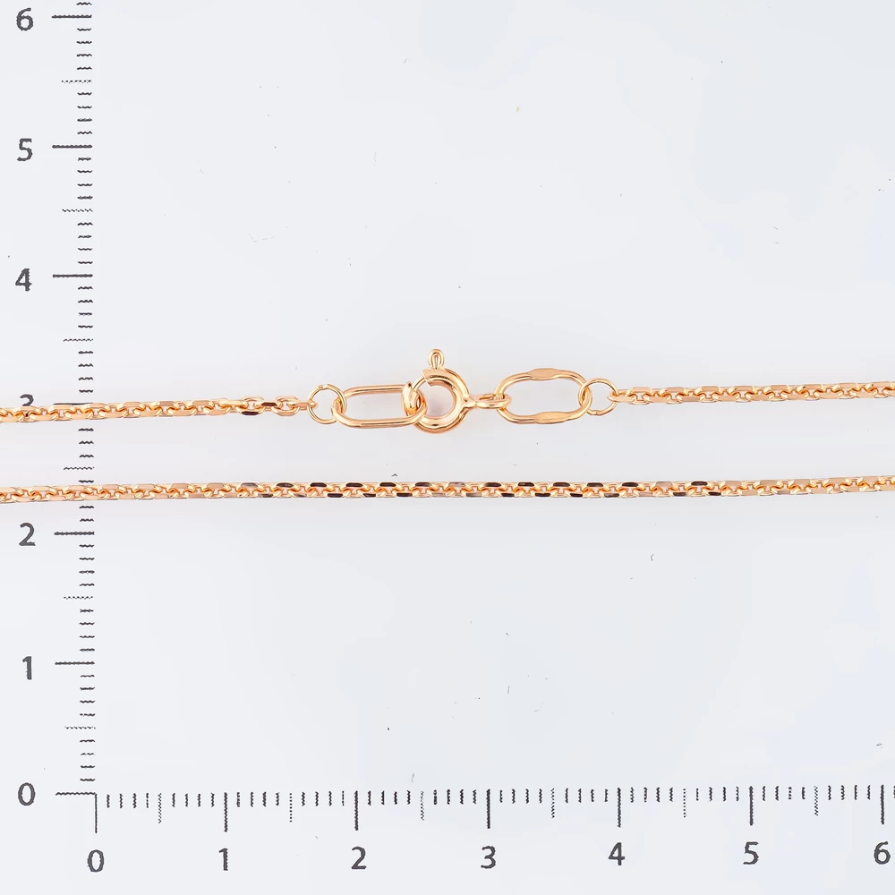 Цепь из красного золота 585 пробы