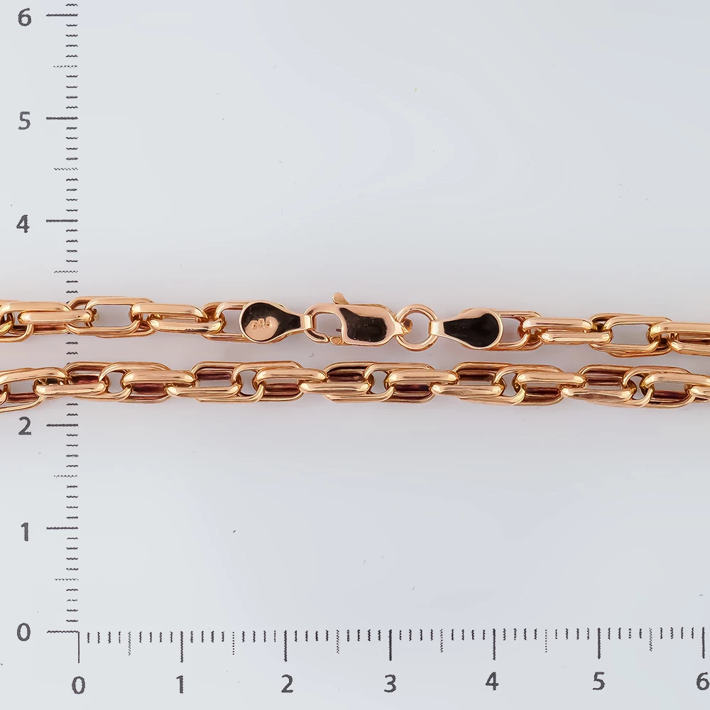 Цепь из красного золота 585 пробы