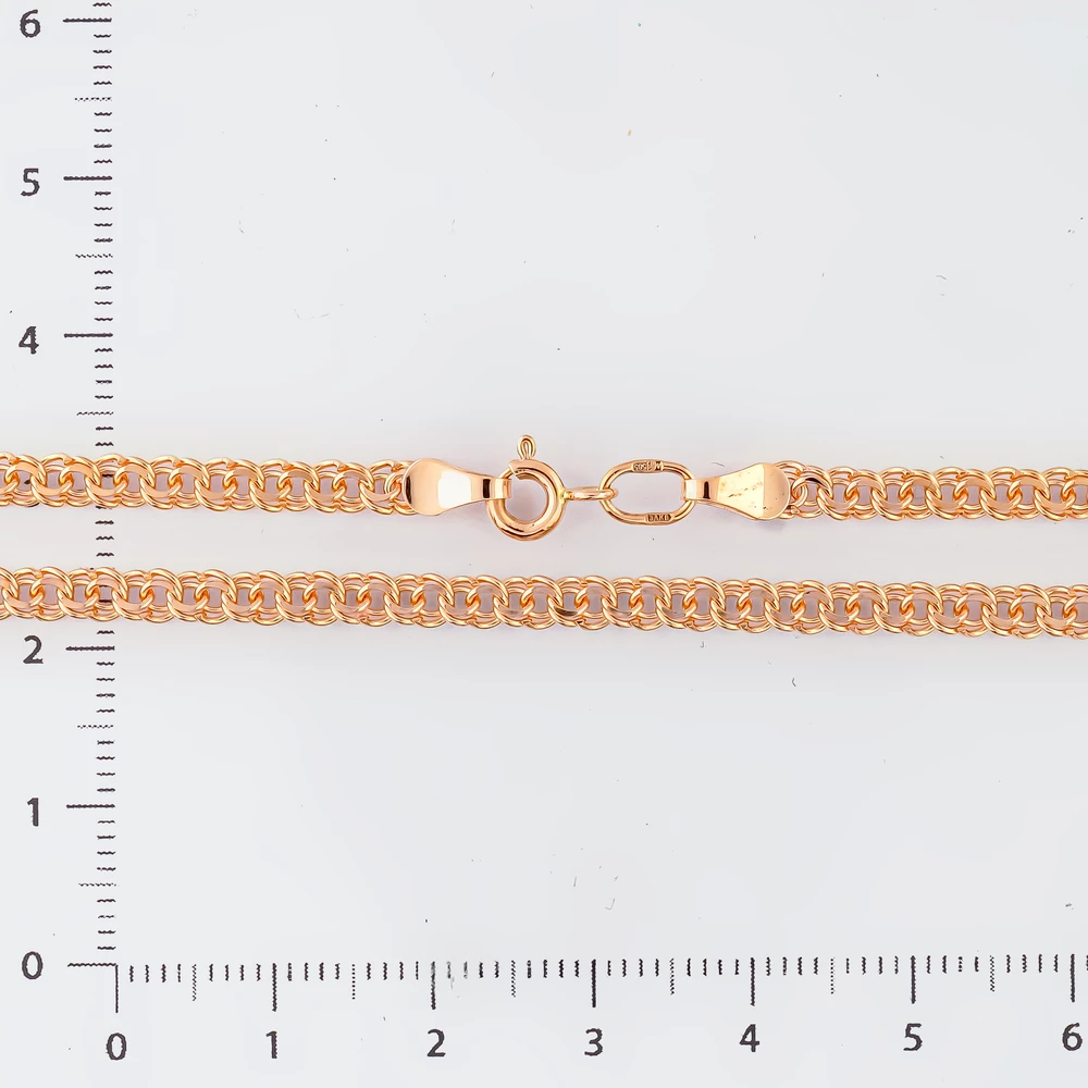 Цепь из красного золота 585 пробы