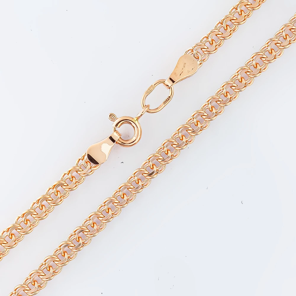 Цепь из красного золота 585 пробы