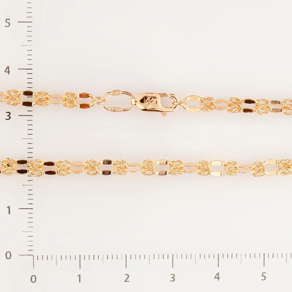 Цепь из красного золота 585 пробы