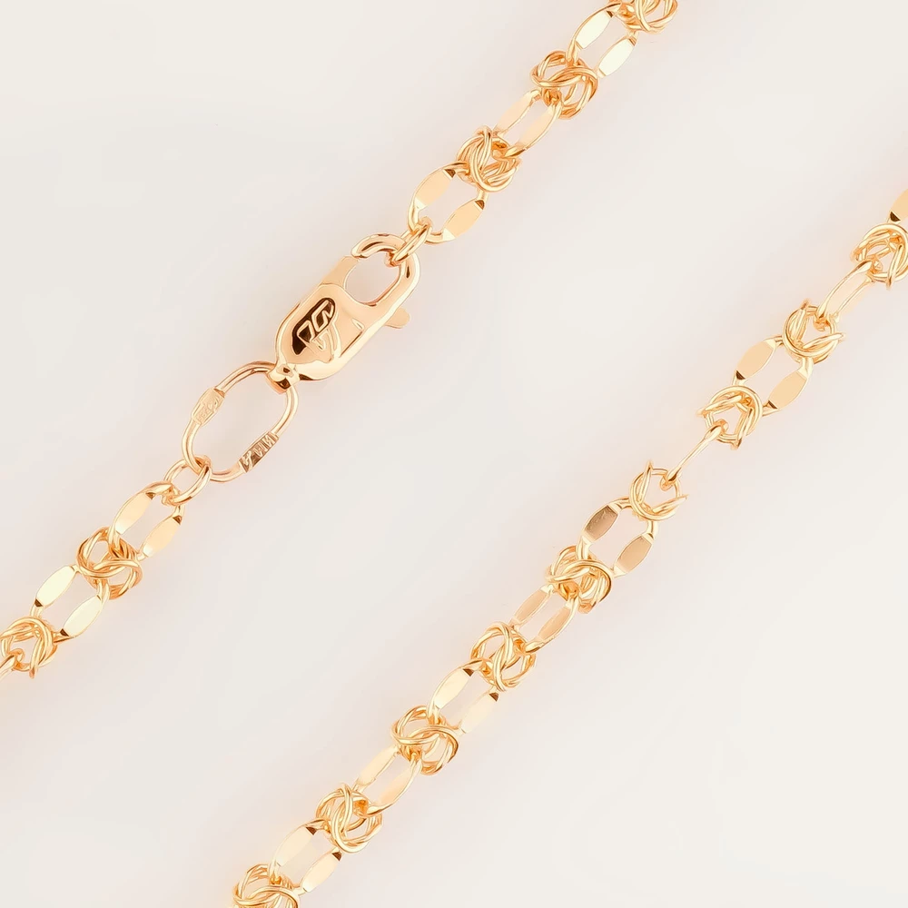 Цепь из красного золота 585 пробы