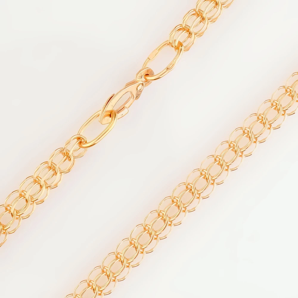 Цепь из красного золота 585 пробы