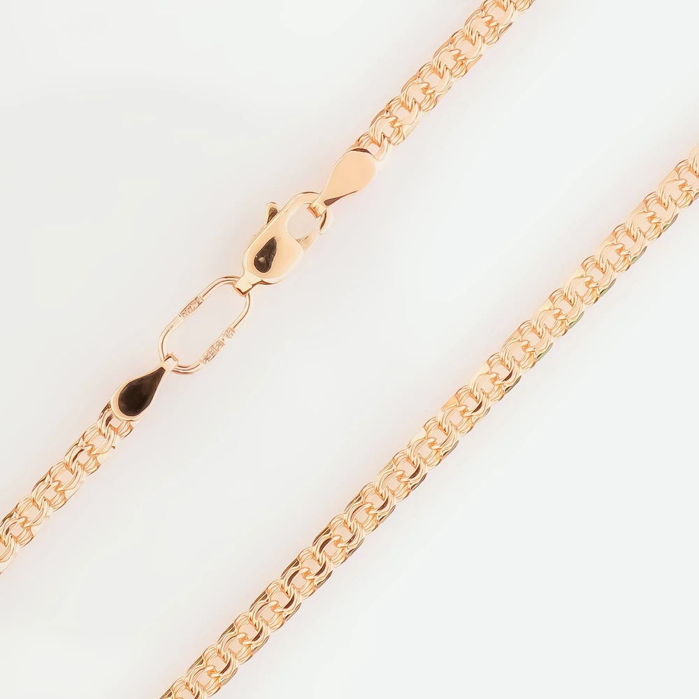 Цепь из красного золота 585 пробы