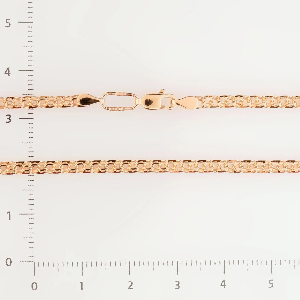 Цепь из красного золота 585 пробы