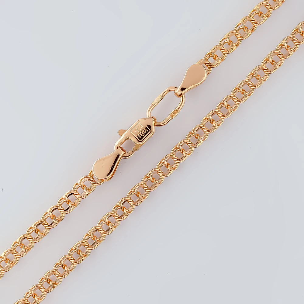 Цепь из красного золота 585 пробы